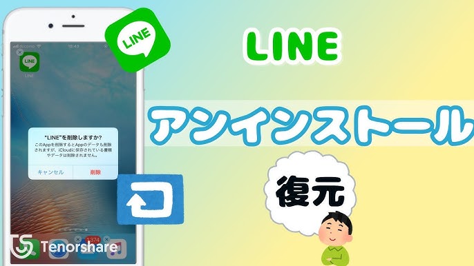 Line photos Backup files